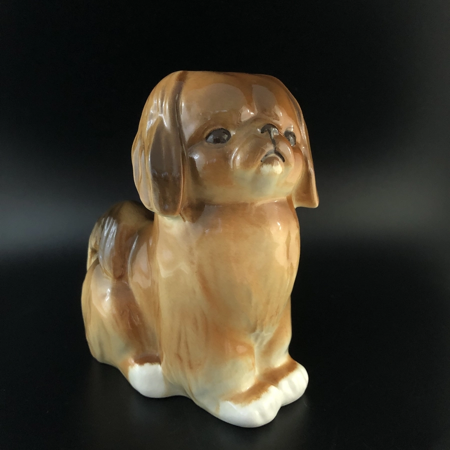 Статуэтка «Пекинес», фарфор, ЛФЗ, СССР, 1970-е гг. 001943