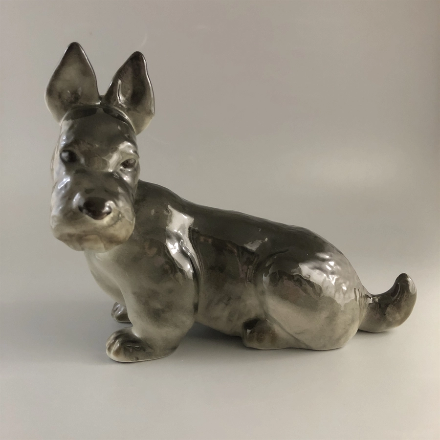Статуэтка «Скотчтерьер», фарфор, ЛФЗ, СССР, 1960-е гг. 001945