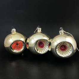 Набор советских ёлочных игрушек «Прожектор», СССР, 1970 гг 002024
