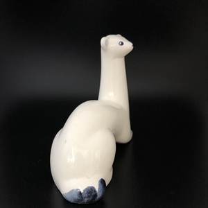 Статуэтка «Горностай», ЗиК Конаково, фаянс,  СССР, 1970-е гг. 001212 - фото 12182