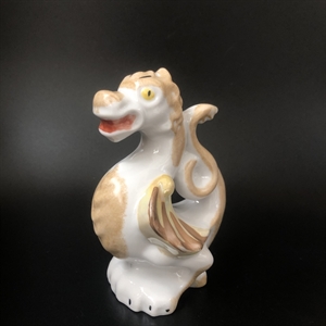 Статуэтка «Дракон», Вербилки, фарфор, СССР, 1970-е гг. 001195 - фото 12245