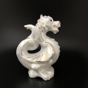 Статуэтка «Дракон», Вербилки, фарфор, СССР, 1970-е гг. 001575 - фото 12251