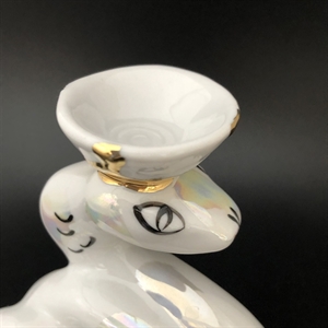 Статуэтка «Змея - Скоропея», подсвечник, фарфор, Вербилки, СССР, 1970-е гг. 001576 - фото 12515