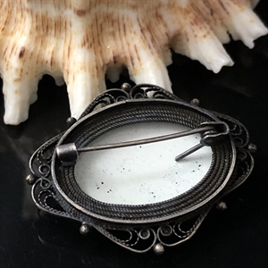 Брошь «Финифть», СССР, 1970-1980-е гг. 001771 - фото 1276 Брошь «Финифть», СССР, 1970-1980-е гг. 001771 - фото 1276