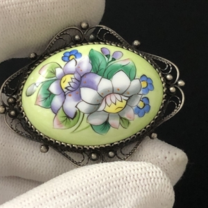 Брошь «Финифть», СССР, 1970-1980-е гг. 001771 - фото 1279 Брошь «Финифть», СССР, 1970-1980-е гг. 001771 - фото 1279