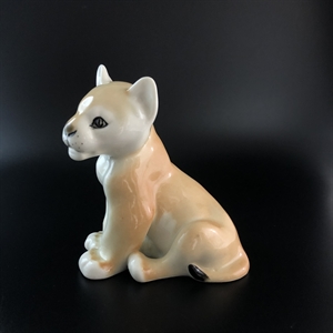 Статуэтка «Львенок», ЛФЗ, фарфор, СССР, 1960-е гг. 001723 - фото 12934
