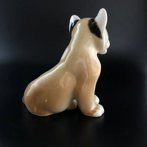 Статуэтка «Львенок», ЛФЗ, фарфор, СССР, 1960-е гг. 001723