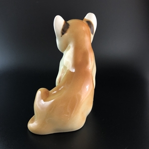 Статуэтка «Львенок», фарфор, СССР, ЛФЗ, 1980-е гг. 001724 - фото 12973