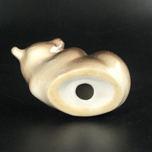 Статуэтка «Медвежонок-солонка», ЛФЗ, фарфор, СССР, 1970-е гг. 001189 - фото 13355