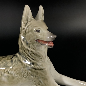 Статуэтка «Овчарка», ЛФЗ, СССР, 1950-е гг., фарфор 001127 - фото 13552