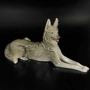 Статуэтка «Овчарка», ЛФЗ, СССР, 1950-е гг., фарфор 001127 - фото 13556