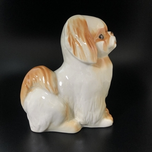 Статуэтка «Пекинес», фарфор, ЛФЗ, СССР, 1970-е гг. 001144 - фото 14077