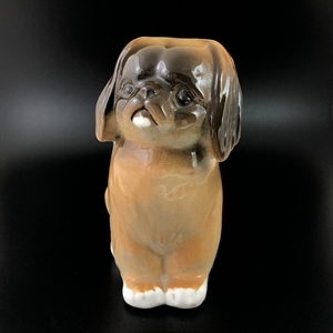 Статуэтка «Пекинес», фарфор, ЛФЗ, СССР, 1970-е гг. 001590 - фото 14082