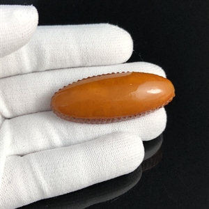 Брошь из прессованного янтаря, СССР, 1970-1980-е гг. 001691 - фото 1414