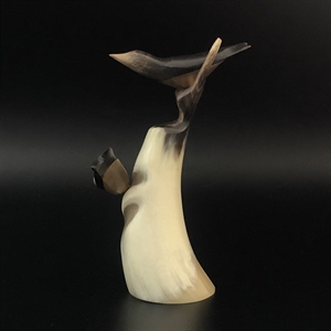 Статуэтка «Птички», рог, СССР, 1960-1970-е гг. 000946 - фото 14240