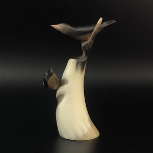 Статуэтка «Птички», рог, СССР, 1960-1970-е гг. 000946