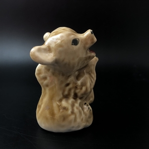 Статуэтка «Ревущий медвежонок», фарфор, ЛФЗ, СССР, 1950-е гг. 000902 - фото 14377