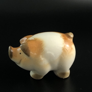 Статуэтка «Свинка», фарфор, ЛФЗ, СССР, 1980-е гг. 001725 - фото 14404