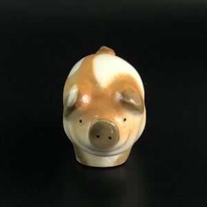 Статуэтка «Свинка», фарфор, ЛФЗ, СССР, 1980-е гг. 001725 - фото 14407