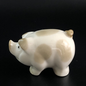 Статуэтка «Свинка», фарфор, ЛФЗ, СССР, 1980-е гг. 001726 - фото 14411