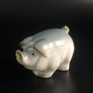 Статуэтка «Свинка», фарфор, ЛФЗ, СССР, 1980-е гг. 001740 - фото 14416