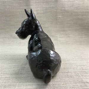 Статуэтка «Скотчтерьер», ЛФЗ, фарфор, СССР, 1960-е гг. 000556 - фото 14449