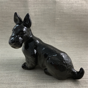 Статуэтка «Скотчтерьер», ЛФЗ, фарфор, СССР, 1960-е гг. 000556 - фото 14455