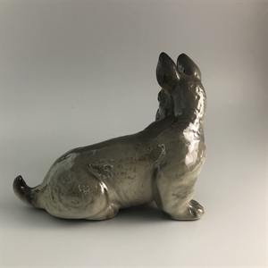 Статуэтка «Скотчтерьер», фарфор, ЛФЗ, СССР, 1960-е гг. 001356 - фото 14490