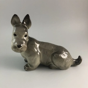 Статуэтка «Скотчтерьер», фарфор, ЛФЗ, СССР, 1960-е гг. 001356