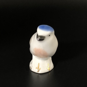 Статуэтка «Снегирь», Вербилки, фарфор, СССР, 1960-е гг. 001126 - фото 14496