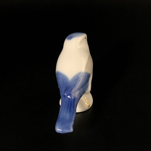 Статуэтка «Снегирь», Вербилки, фарфор, СССР, 1960-е гг. 001126 - фото 14498