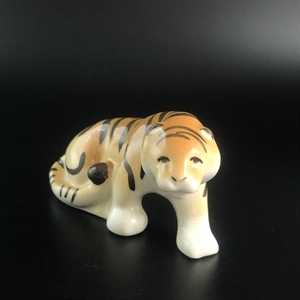 Статуэтка «Тигр», фарфор, ЛФЗ, СССР, 1980-е гг. 001747 - фото 14662