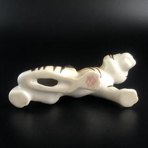 Статуэтка «Тигр», фарфор, ЛФЗ, СССР, 1980-е гг. 001748 - фото 14670