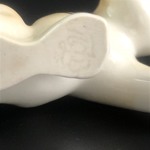 Статуэтка «Тигр», фарфор, ЛФЗ, СССР, 1980-е гг. 001749 - фото 14677