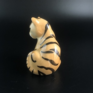 Статуэтка «Тигренок», фарфор, ЛФЗ, СССР, 1980-е гг. 001744 - фото 14694