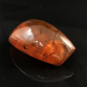 Брошь из формованного янтаря, СССР 1977-й год. 001694