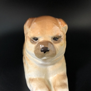 Статуэтка «Чау-Чау», СССР, ЛФЗ, фарфор, 1970-е гг. 001154 - фото 14857