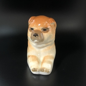 Статуэтка «Чау-Чау», фарфор, ЛФЗ, СССР, 1970-е гг. 001145 - фото 14864