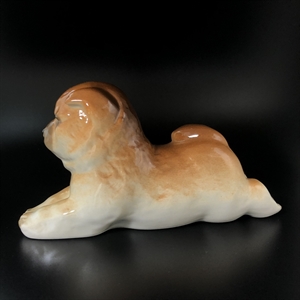 Статуэтка «Чау-Чау», фарфор, ЛФЗ, СССР, 1970-е гг. 001145 - фото 14865