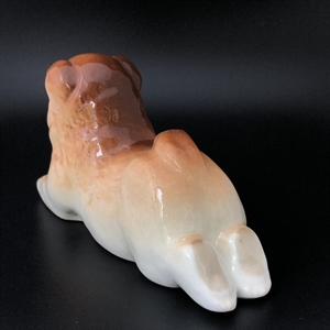 Статуэтка «Чау-Чау», фарфор, ЛФЗ, СССР, 1970-е гг. 001410 - фото 14873