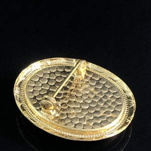 Чешская брошь «Камея», 1980-е гг. 001786 - фото 16269