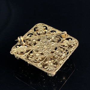 Чешская брошь «Олива», 1970-е гг. 001808 - фото 16511