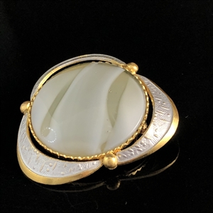 Чешская брошь «Элегант», 1980-е гг. 001802 - фото 16955