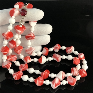 Чешские бусы из художественного стекла, 1980-е гг. 001799 - фото 17438