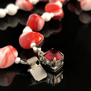 Чешские бусы из художественного стекла, 1980-е гг. 001799 - фото 17442