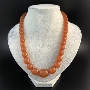 Бусы из прессованного балтийского янтаря , Калининград, СССР, 1980-е гг. 001806 - фото 1760