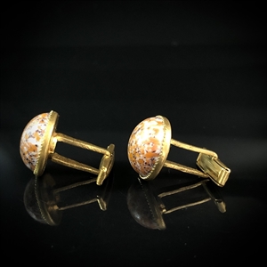 Чешские запонки с художественным стеклом, 1970-е гг. 001557 - фото 17623