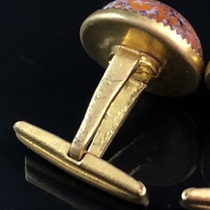 Чешские запонки с художественным стеклом, 1970-е гг. 001557 - фото 17626