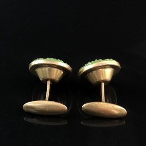 Чешские запонки с художественным стеклом, 1970-е гг. 001790 - фото 17634