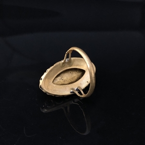 Чешское кольцо «Цитрин», 1970-1980-е гг. 001633 - фото 18271